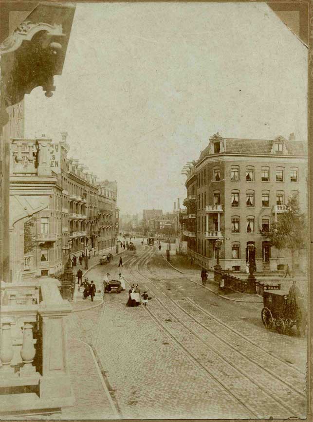 foto van Amsterdam ca 1893